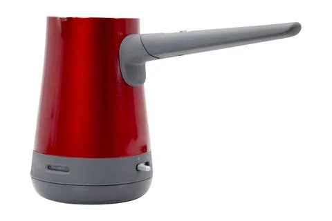 Red Turkish Coffee Making Machine Stock Photos