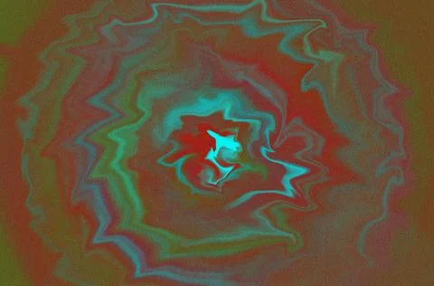 Red Turquoise Swirling Vortex Texture Background Stock Illustration