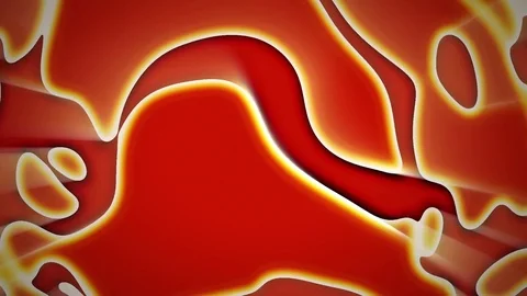 Red Twisting Glow Alien Curves Weird Abstract Motion Background Loop 3 Stock Footage 77281082