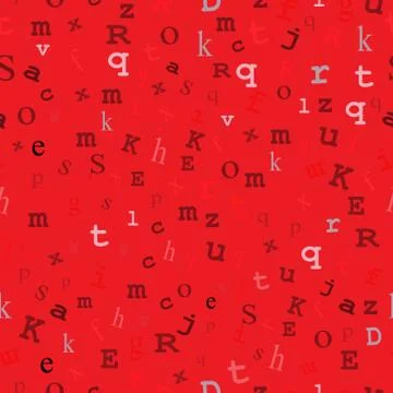 Red Type Seamless Design Stock Illustration