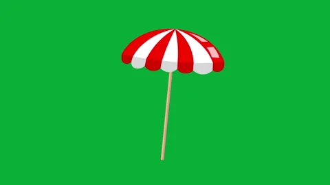 RED UMBRELLA element Stock Footage 242096274