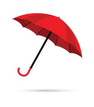 Red umbrella イラスト素材
