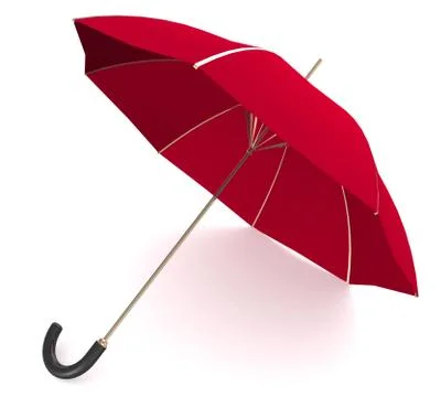 Red umbrella Stock Illustration