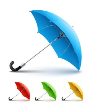 Red umbrella. Illustration. 스톡 일러스트
