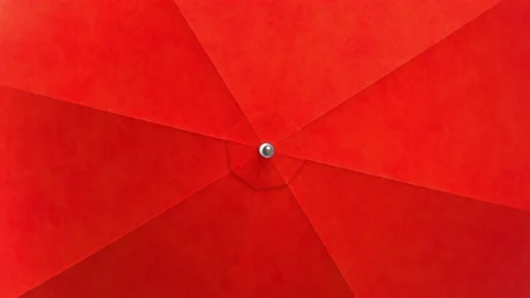 Red umbrella looping 3D animation Stock Footage 151657102