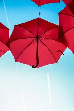 Red Umbrella Stock Photos