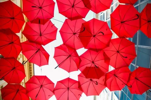 Red Umbrella Stock Photos