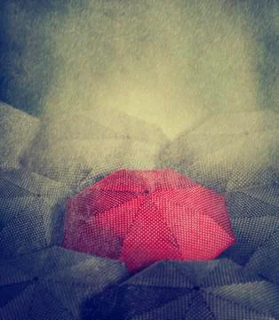 Red Umbrella Fotos de archivo