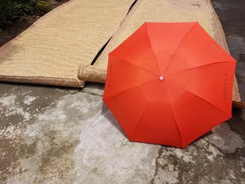 A red umbrella Stock Photos
