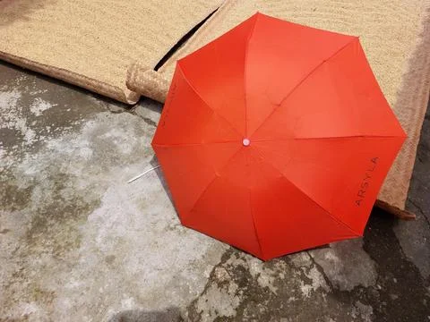 A red umbrella Stock Photos