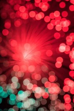 Red Unfocused Lights Foto stock