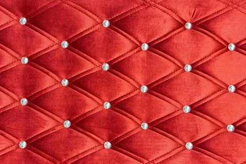 Red upholster pattern Stock Photos