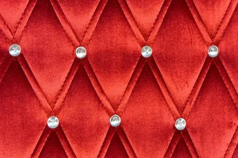 Red upholstery pattern Stock Photos