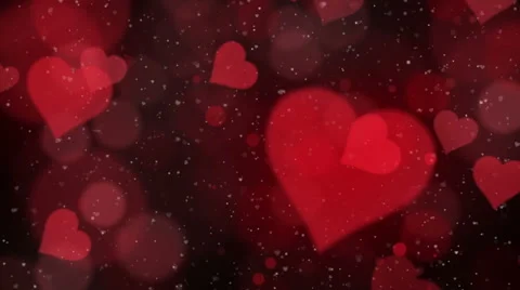 Red Valentine Background Stock Footage 46164871