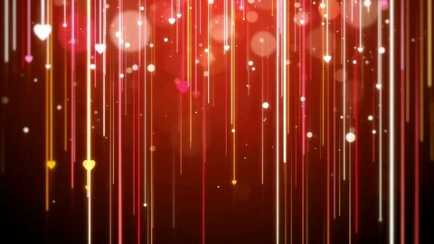 Red Valentine background, looped Stock Footage 84391322