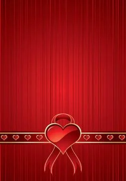 Red valentine background Stock Photos