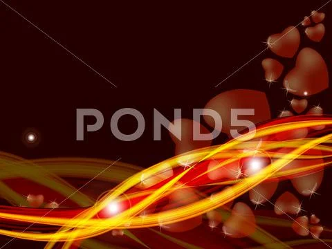 Red valentine's day backdrop Stock Illustration