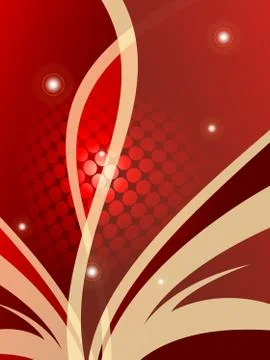 Red valentine's day backdrop Stock Illustration