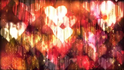 A Red Valentines Heart Background Stock Footage 233738762