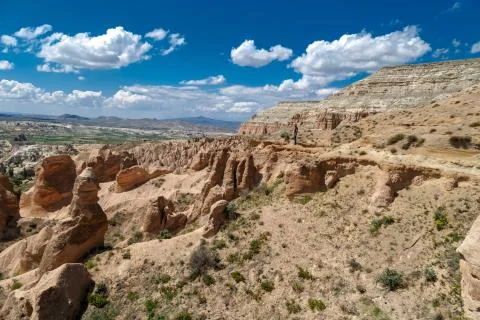 Red Valley Landscape View Stock Photos