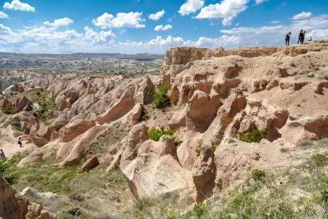 Red Valley Landscape View Stock Photos