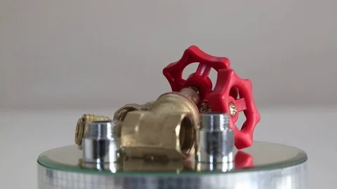 Red Valve. Water Tap. Stock Footage 84794561