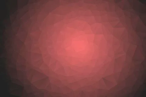 Red vector abstract polygonal background. Low poly illustration, low polygon Stock Illustration