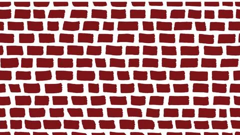 Red vector dashed lines, vector seamless pattern. Design element for prints.. 스톡 일러스트