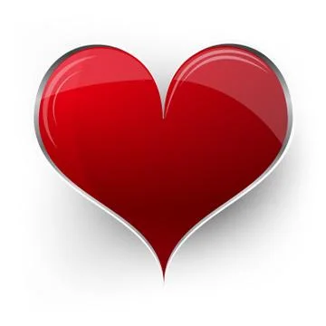 Red vector heards for valentine day Stock Illustration