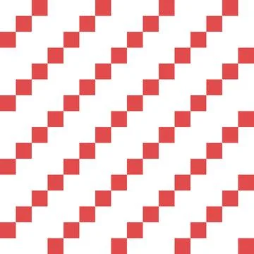 A Red Vector seamless pattern of colored abstract geometric shapes and grid 스톡 일러스트