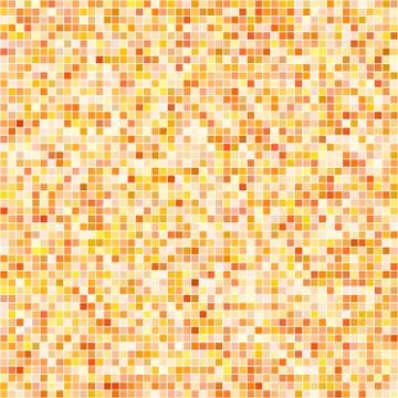 Red vector tiles mosaic background Stock Illustration