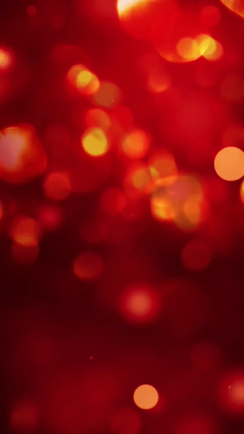 Red Vertical Abstract Holiday Bokeh Swirl 4K Loop Stock Footage 293260432