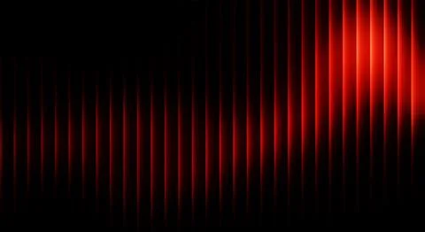 Red vertical lines on black background Illustrazione stock