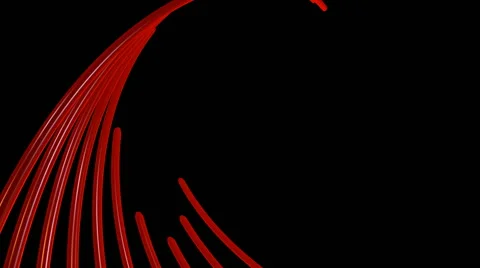 Red vine curved Stock Footage 55360637