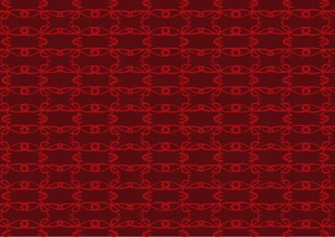 Red Vintage Repeat Pattern Vector background Stock Illustration