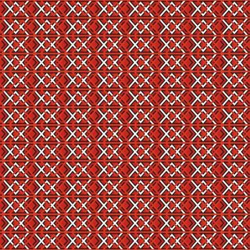 Red vintage seamless pattern Illustrazione stock