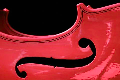 Red Violin Stock Photos