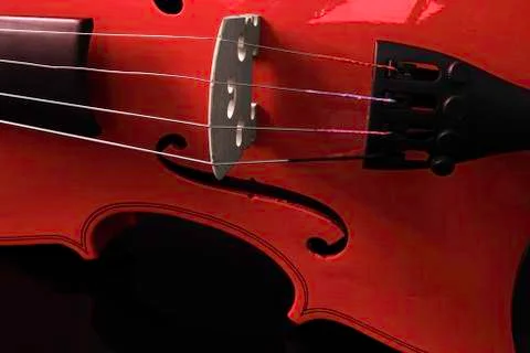 Red Violin Stock Photos