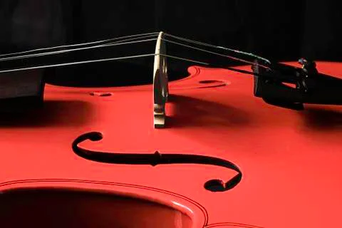 Red Violin 스톡 사진