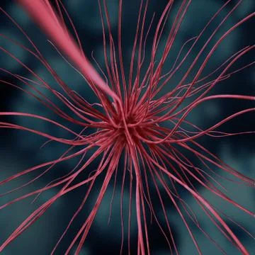 Red virus Illustrazione stock