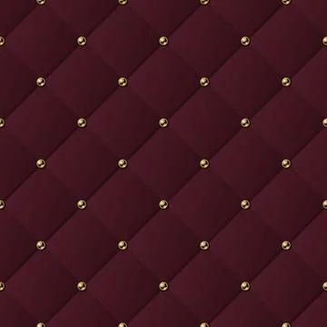 Red volume seamless pattern with square grid Stock Illustration