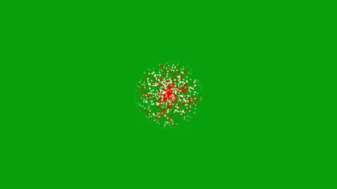 Red vortex motion graphics with green screen background Stock Footage 149844503