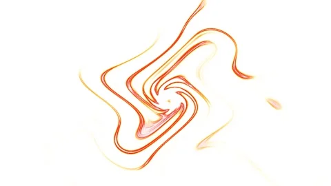 Red Vortex On White Background Video stock 131332891
