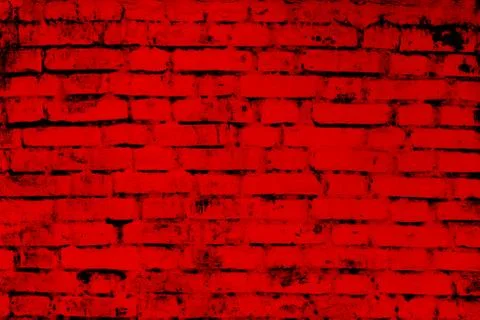Red wall as background Stock Photos