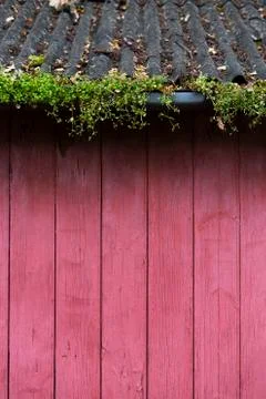 Red wall Stock-Fotos