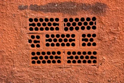 Red wall Stock Photos