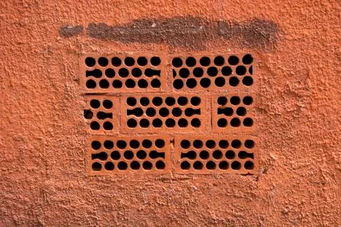 Red wall Stock Photos