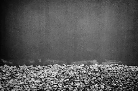 Red wall with stones Stock Photos