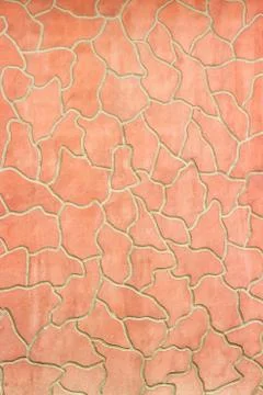 Red wall texture with imitation brick masonry Stock Photos