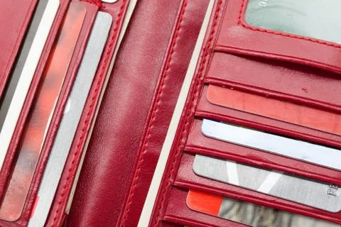 Red Wallet Stock Photos